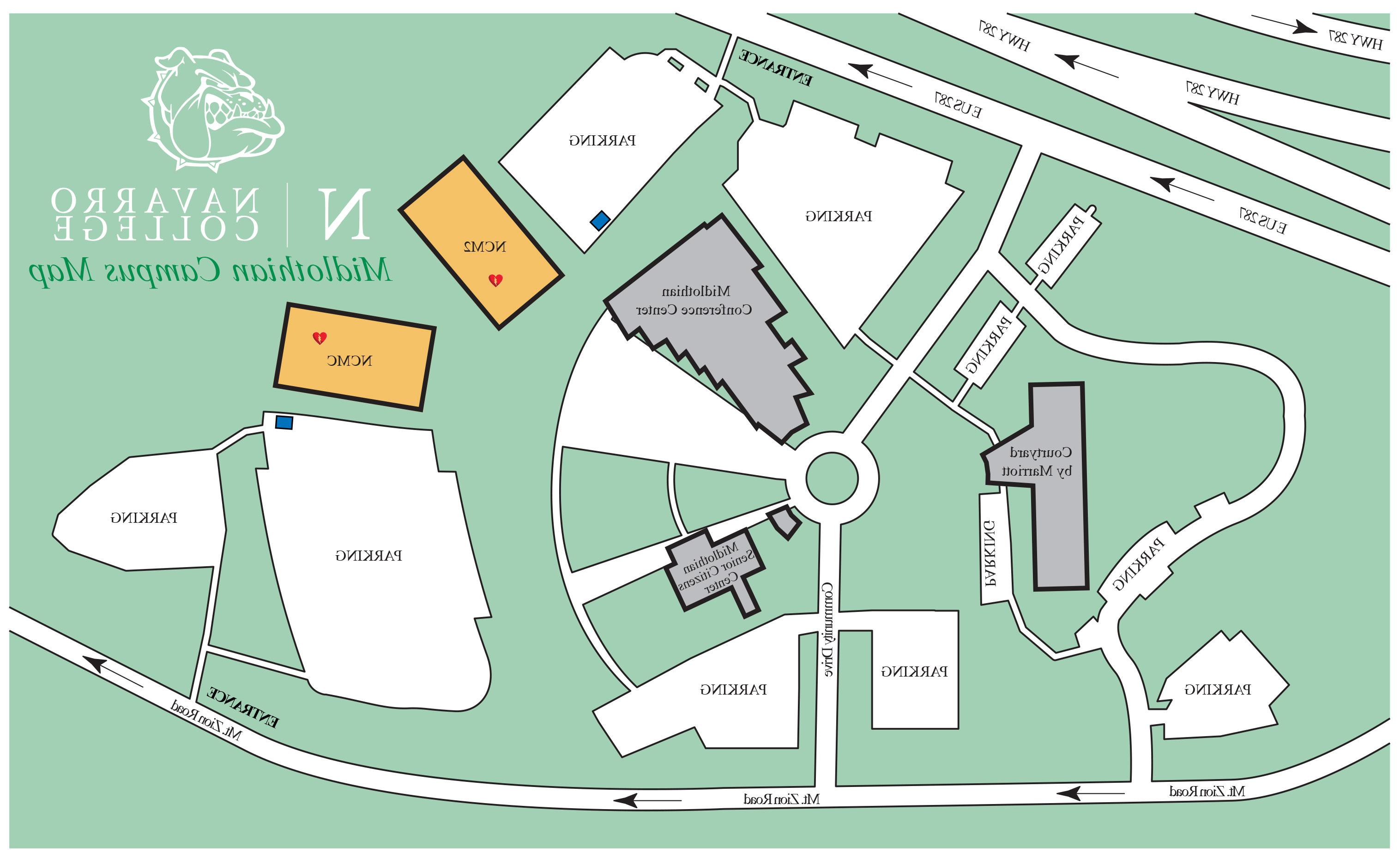 米德 Campus Map